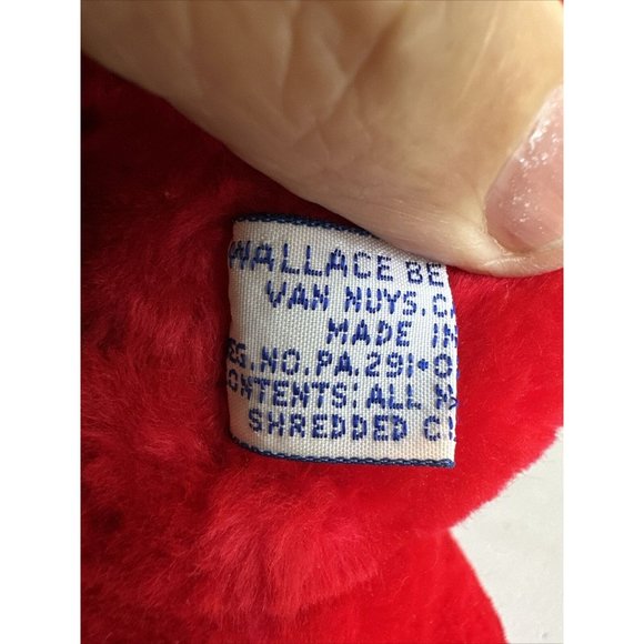 I Love You Devil by Wallace Berrie 9” Plush Stuffed Animal 1982 With Tag - Picture 9 of 13